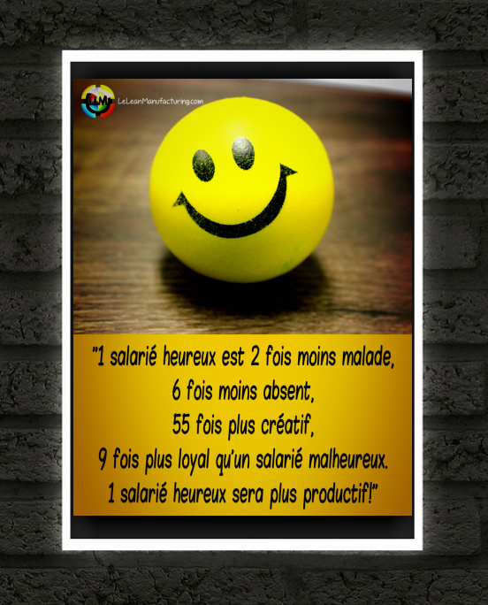 Poster Salarié heureux