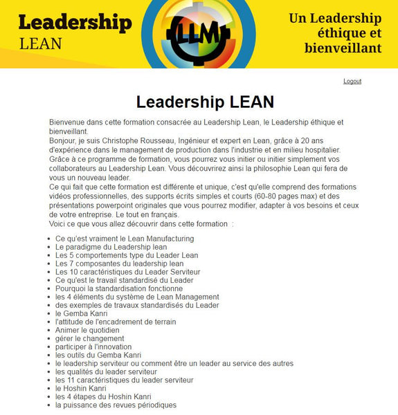 Formation Leadership Lean